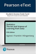 Cover: Statistics - Pearson