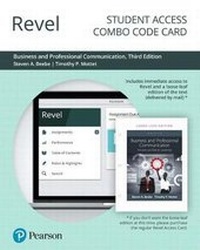 Enlarge image Cover: Revel for Business and Professional Communication -- Combo Access Card - Pearson
