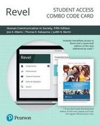 Enlarge image Cover: Revel for Human Communication in Society -- Combo Access Card - Pearson