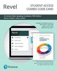 Enlarge image Cover: Revel for a Concise Public Speaking Handbook -- Combo Access Card - Pearson