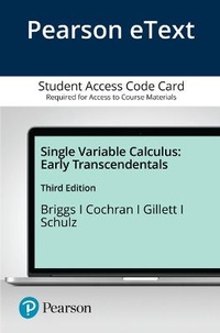 Enlarge image Cover: Single Variable Calculus - Pearson