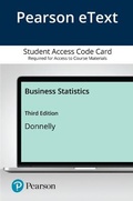 Cover: Business Statistics - Pearson