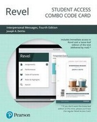 Enlarge image Cover: Revel for Interpersonal Messages -- Combo Access Card - Pearson