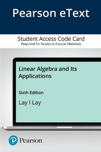 Enlarge image Cover: Linear Algebra and Its Applications - Pearson