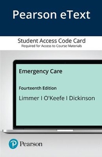 Enlarge image Cover: Emergency Care -- Pearson Etext - Pearson