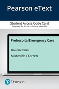Cover: Prehospital Emergency Care - Pearson