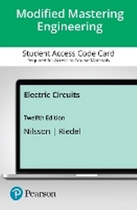 Enlarge image Cover: Mastering Engineering with Pearson eText Access Code for Electric Circuits - Pearson