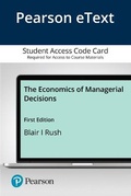 Cover: The Economics of Managerial Decisions - Pearson