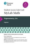 Cover: Mylab Math with Pearson Etext -- 18 Week Standalone Access Card -- For Trigonometry - Pearson
