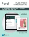 Cover: Revel for the Heritage of World Civilizations, Volume 2 -- Combo Access Card - Pearson