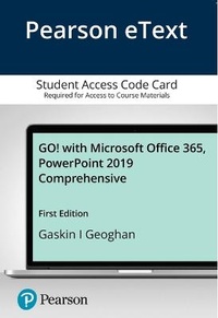 Enlarge image Cover: Go! with Microsoft Office 365, PowerPoint 2019 Comprehensive - Pearson