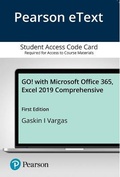 Bild: Go! with Microsoft Office 365, Excel 2019 Comprehensive - Pearson