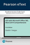 Cover: Go! with Microsoft Office 365, Word 2019 Comprehensive - Pearson