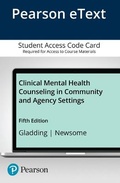 Cover: Clinical Mental Health Counseling in Community and Agency Settings -- Pearson Etext - Pearson