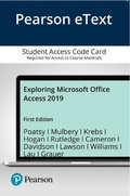 Cover: Exploring Microsoft Office Access 2019 Comprehensive - Pearson