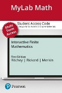 Enlarge image Cover: Mylab Math with Pearson Etext -- Access Card -- For Interactive Finite Mathematics (24 Months) - Pearson