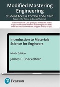 Cover: Modified Mastering Engineering with Pearson Etext -- Combo Acces Card -- For Introduction to Materials Science for Engineers - Pearson