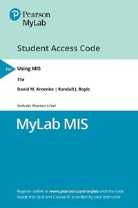 Enlarge image Cover: Mylab MIS with Pearson Etext -- Access Card -- For Using MIS - Pearson