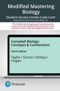 Enlarge image Cover: Modified Mastering Biology with Pearson Etext -- Combo Access Card -- For Campbell Biology - Pearson