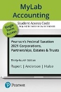 Cover: Mylab Accounting with Pearson Etext -- Access Card -- For Pearson's Federal Taxation 2021 Corporations, Partnerships, Estates & Trusts - Pearson