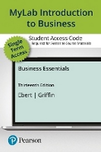 Enlarge image Cover: Mylab Biz with Pearson Etext -- Access Card -- For Business Essentials - Pearson