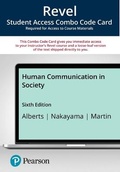 Cover: Revel for Human Communication in Society -- Combo Access Card - Pearson