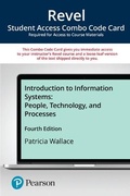 Cover: Revel Introduction to Information Systems - Pearson
