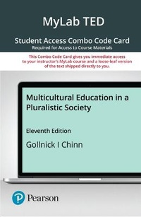 Enlarge image Cover: Mylab Education with Pearson Etext -- Combo Access Card -- For Multicultural Education in a Pluralistic Society - Pearson