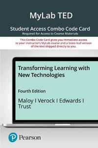 Enlarge image Cover: Mylab Education with Pearson Etext -- Combo Access Card -- For Transforming Learning with New Technologies - Pearson