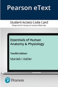 Enlarge image Cover: Pearson eText Essentials of Human Anatomy & Physiology -- Access Card - Pearson