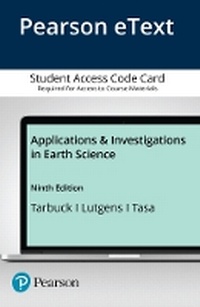 Enlarge image Cover: Applications and Investigations in Earth Science - Pearson
