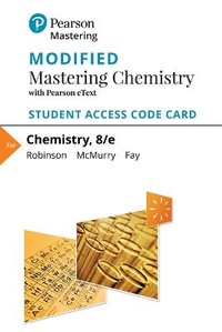 Enlarge image Cover: Modified Mastering Chemistry with Pearson Etext -- Standalone Access Card -- For Chemistry - Pearson