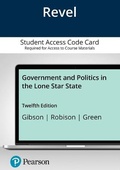 Cover: Revel for Government and Politics in the Lone Star State -- Access Card - Pearson