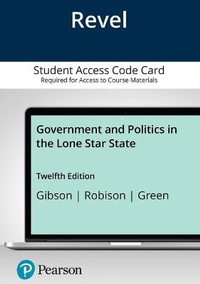 Enlarge image Cover: Revel for Government and Politics in the Lone Star State -- Access Card - Pearson