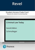 Cover: Revel for Criminal Law Today -- Access Card - Pearson