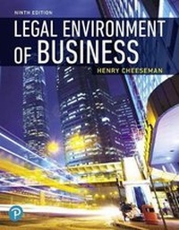 Enlarge image Cover: Mylab Business Law with Pearson Etext -- Access Card -- For Legal Environment of Business - Pearson