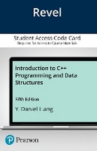 Enlarge image Cover: Revel Access Code for Introduction to C++ Programming and Data Structures - Pearson