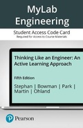 Cover: Mylab Engineering with Pearson Etext -- Standalone Access Card -- For Thinking Like an Engineer - Pearson