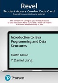 Cover: Revel for Introduction to Java Programming and Data Structures -- Combo Access Card - Pearson