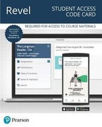 Enlarge image Cover: Revel for the Longman Reader Plus the Writer's Handbook -- Access Code Card - Pearson