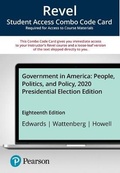Cover: Revel for Government in America - Pearson