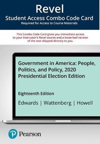 Enlarge image Cover: Revel for Government in America - Pearson