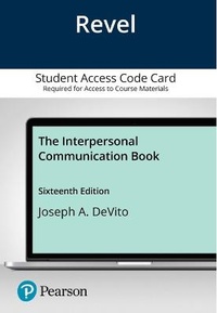 Enlarge image Cover: Revel for the Interpersonal Communication Book -- Access Card - Pearson