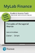 Cover: Mylab Finance with Pearson Etext -- Access Card -- For Principles of Managerial Finance - Pearson