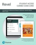 Cover: Revel for Introduction to Behavioral Research Methods -- Combo Access Card - Pearson
