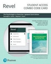 Enlarge image Cover: Revel for the Psychologist as Detective - Pearson