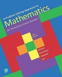 Enlarge image Cover: A Problem Solving Approach to Mathematics for Elementary School Teachers Plus Mylab Math with Pearson Etext-- 24 Month Access Card Package - Pearson
