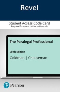 Enlarge image Cover: Revel for the Paralegal Professional -- Access Card - Pearson