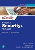 Cover: Comptia Security+ Sy0-601 Cert Guide Ucertify Labs Access Code Card - Pearson It Certification