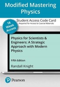 Cover: Modified Mastering Physics with Pearson Etext -- Access Card -- For Physics for Scientists and Engineers - Pearson